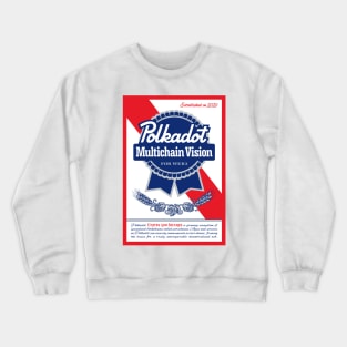 Polkadot Beer Label Crewneck Sweatshirt